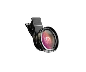 Evil Eye Universal Mobile Phone Camera Lens Kit - 2-in-1 0.45X Wide Angle & 12.5X Macro Lens with Universal Clip, Compatible with iPhone & Android Phones, For Travel/Daily Life/Social Media Creation