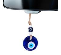 Evil Eye Wall Ornament Evil Eye Hanging Ornament Glass Window Pendant | Wall Hanging Ornament with Ropes, Home Protection Charm for Frame