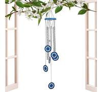 Evil Eye Wind Chime, Evil Eye Wind Chime, Decorative Amulet Wind Chime, Unique Wind Catcher for Evil Eye Blessing, Wind Chime for