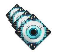 Evil eyes Car Air Fresheners Cards 4 Pcs Hanging Fragrance Scented Cards Long-Lasting Car Aromatherapy Tablets for Wardrobe Bathroom Car Interior Mirror Pendant Gifts