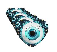 Evil eyes Car Air Fresheners Cards 4 Pcs Hanging Fragrance Scented Cards Long-Lasting Car Aromatherapy Tablets for Wardrobe Bathroom Car Interior Mirror Pendant Gifts
