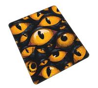 Evil Eyes Cute Funny Gaming Mouse Pad, Desk Mouse Mat for Office, Gaming & Study