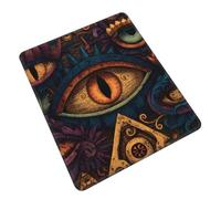 Evil Eyes Cute Funny Gaming Mouse Pad, Desk Mouse Mat for Office, Gaming & Study