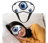 Evil Eyes Eye Mask for Sleeping Soft Satin Sleep Shade Cover Blindfold with Elastic Strap Travel Nap Blackout Eye Shade Cover for Women Men
