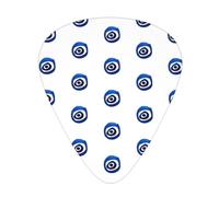 Evil Eyes Guitar Paddle 12 Pack Guitar Picker Suitable For Bass Guitar Electric Guitar Soundtrack Guitar Yukrili