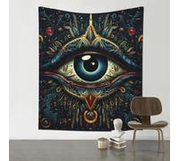 Evil Eyes Magic Talisman Colorful Tapestry Wall Hanging 130x150cm 60x51in