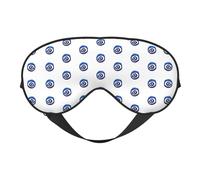 Evil Eyes. Night Mask Soft Reversible Eye Cover Adjustable Strap Light Blocking Comfortable Rest