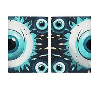 Evil Eyes Passport Holder, ID Card Protector Case Passport Holder with Slot Passports Travel Wallet Document Cover for Women And Men