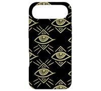 Evil Eyes Pattern Black All Seeing Third Chakra Eye Talisman Case for iPhone Air