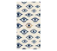 Evil Eyes Pattern Large Beach Towel for Travel Picnic Pool Soft Quick Dry Bath Swimming Towels
