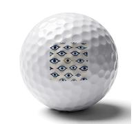 Evil Eyes Pattern Standard Golf Balls Recreation Ball Professional Gift for Boyfriend Father Husband Son