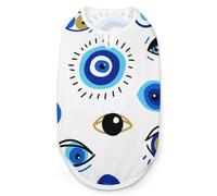 Evil Eyes Pet Printed Clothes,Pet T Shirts,Cool Puppy Shirts for Small,Medium And Large Pet Dogs Cats S
