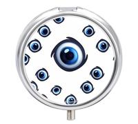 Evil Eyes Pill Case Pill Box with 3 Compartments