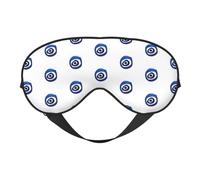 Evil Eyes Print Comfortable Eye Mask Full Coverage Lightweight Men Women Outdoor Travel Relaxation
