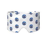 Evil Eyes Print Eye and Ear Muffs for Adults Kids Sleeping Travel Home Office Aid for Restful Nap