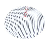 Evil Eyes Print Festive Xmas Tree Skirt Christmas Mat Decor For Home Office And Party Supplies