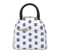 Evil Eyes Print Insulated Lunch Bag Portable Leakproof Reusable Tote Work School Picnic Boys Girls