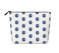 Evil Eyes Print Lightweight Portable Makeup Bag Women Large-Capacity Cosmetic Pouch Toiletry Travel