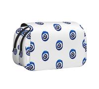 Evil Eyes. Print Portable Pencil Bag Cosmetic Toiletry Multi-Use Bags Cute Large Capacity Daily Use