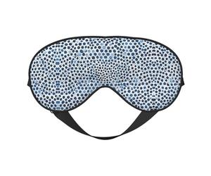 Evil Eyes Print Satin Sleep Mask & Eye Mask | Deep Dream Sleep Masks for Women & Men | Soft Sleeping Eye Mask to Nourish Skin