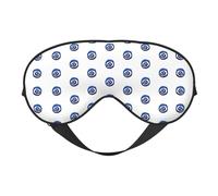 Evil Eyes Print Soft Eye Mask â€“ Comfortable Sleep, Blocks Light, Full Eye Coverage, Ideal for Travel, Meditation