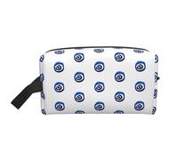 Evil Eyes Print Storage Bag â€“ Stylish Toiletry & Travel Cosmetic Bags, Packing Accessory for Trip, Gym Use