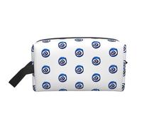 Evil Eyes. Printed Big Capacity Storage Bag, Portable Toiletry Organizer with Secure Zipper Closure