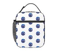 Evil Eyes Printed Insulated Lunch Bag for Men Women - Durable Lunch Cooler Tote Bag for Work, School, and Travel