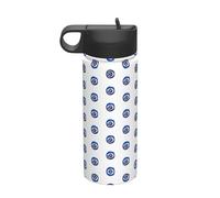 Evil Eyes Printing The Print 18 Oz Stainless Steel Sports Insulated Kettle with Lid for Adult Men Women