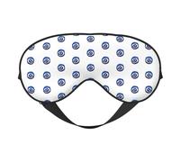 Evil Eyes Printing Versatile Rest Helper, Soft Sleep Eye Mask Double-Sided for Yoga,Camping,Soft Sleep Eye Mask