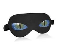 Evil Eyes Sleep Mask for Women Men Smooth Comfortable Light Blocking Eye Mask Night Blindfold with Adjustable Strap for Travel Sleeping Shift Work