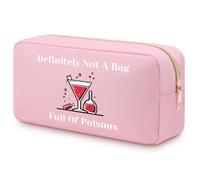 Evil Females Makeup Bag Witch Poison Gift for Women Sister Friend Queen Witchy Gift for Villain Lover Villain Fans Halloween Birthday Presents Oxford Cloth Witchy Poison Zipper Pouch