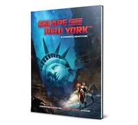 Evil Genius Games Cinematic Adventure: Escape from New York - Expansion RPG Book, for Use with The Everyday Heroes Core Rulebook, d20, 5e Compatible, 100+ Page Hardcover Book, Officially Licensed RPG