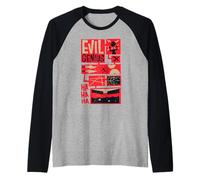 Evil Genius The World Domination Simulation Game Retro Raglan Baseball Tee
