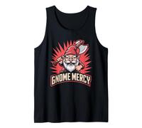 Evil Gnome Dark Gnome Goth Gnome Funny Gnome Garden Gnome Tank Top