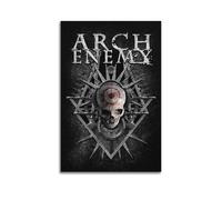 Evil God Enemy Metal Art Poster Poster Decorative Painting Canvas Wall Posters And Art Picture Print Modern Family Bedroom Decor Posters 08x12inch(20x30cm)