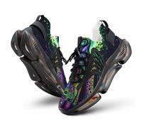 Evil God Glowing Men's Running Shoes Walking Sneakers