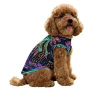 Evil God Psychedelic Summer Dog Cooling Vest T-Shirt Ice Silk Breathable Pet Clothes Soft Sleeveless Tank Top