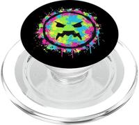 Evil Graffiti Style Rage Face Paint Splatter Design PopSockets PopGrip for MagSafe