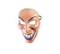 Evil Grin Mask for Men Male Halloween Mask Creepy Horror Face Mask with Sinister Smile Scary Costume Accessory for Halloween Parties, Horror Events, and Cosplay