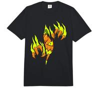 Evil Halloween Pumpkin - Jack o Lantern Inside Comfort Colors Adult Heavyweight T-Shirt