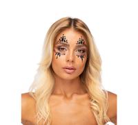 Evil Harlequin Face Adhesive Rhinestones