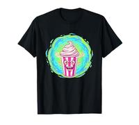 Evil Ice Cream Cup Crazy Milkshake Monster T-Shirt
