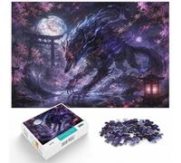 Evil Kitsune Fox 1000 Piece Jigsaw, 1000pcs (70x50cm) | For a calm home hobby, this adult jigsaw puzzle with 1000 pieces combines concentration with relaxation.