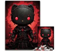 Evil Kitty Voodoo Doll Jigsaw Puzzles for Adults 1000 Piece Puzzles for Adults Perfect for Halloween Christmas Birthday Gift 1000 PCS(75x50cm)