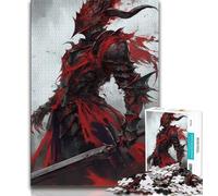 Evil Knight Jigsaws Puzzles 1000 Pieces for Teenagers Gifts,Challenging Game And Family Play Wall Decoration Unique Birthday And Xmas Gifts 50x75cm