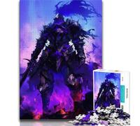 Evil Knight Puzzles for Adults Teens 1000 Pieces,for Educational Game Challenge Toy for Is Ideal As A Gift for The Whole Family (38x26cm)