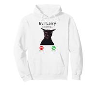 Evil Larry Is Calling Funny Cat Meme Pullover Hoodie