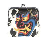 Evil monsters Japanese Fashion PU Leather Small Coin pouching Portable Pocket Purse Makeup Bag for Women soporte de monedas para carro