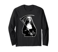 Evil Nun Grim Reaper Scythe Long Sleeve T-Shirt
